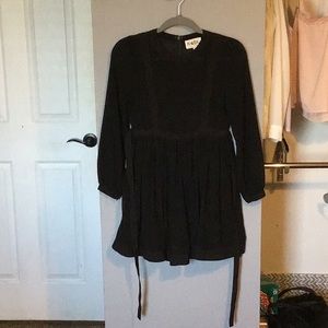 Black long sleeve dress